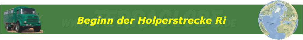 Beginn der Holperstrecke Ri