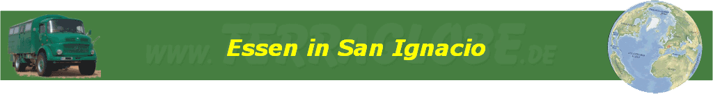 Essen in San Ignacio