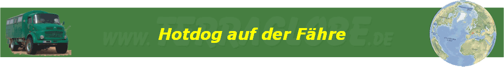 Hotdog auf der F�hre