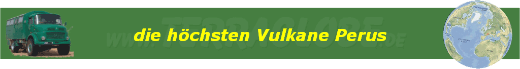 die h�chsten Vulkane Perus