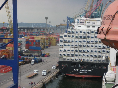 Containerschiff gross