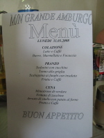 Menu italiano