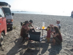 Paracas Kaffeetrinken