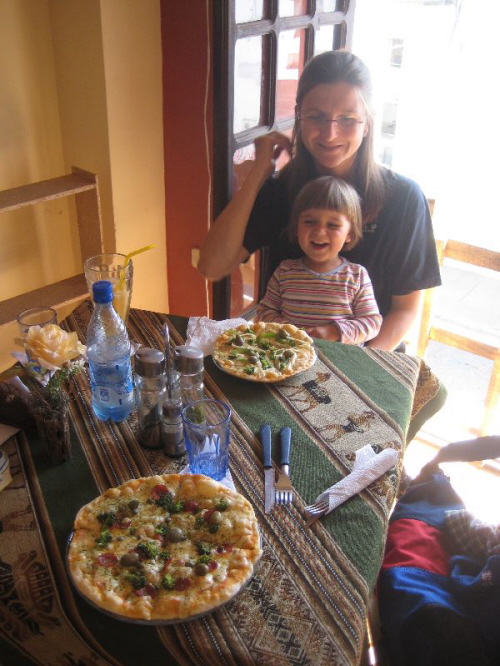 Sucre lecker Pizza