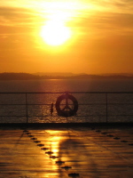 Sunset Salvador Rettungsring gross