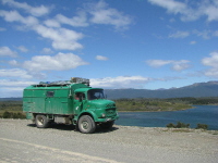 on the road